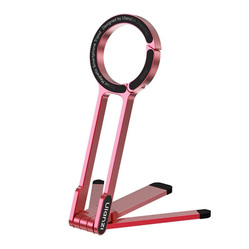 Ulanzi MA30 Carabiner-Mounted Phone Tripod for iPhone 15 14 13 12 Pro/Pro Max Dual-sided Magnet Tripod Desk Mount Phone Handle