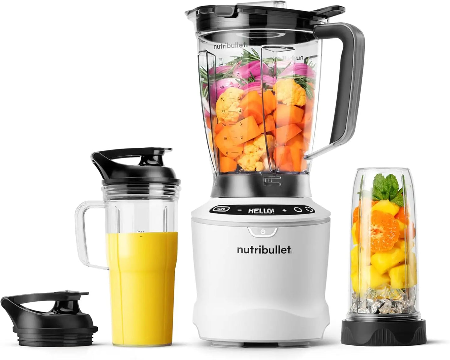 SmartSense Blender Combo, 5-speed blender, 1400 Watt Gunmetal Gray