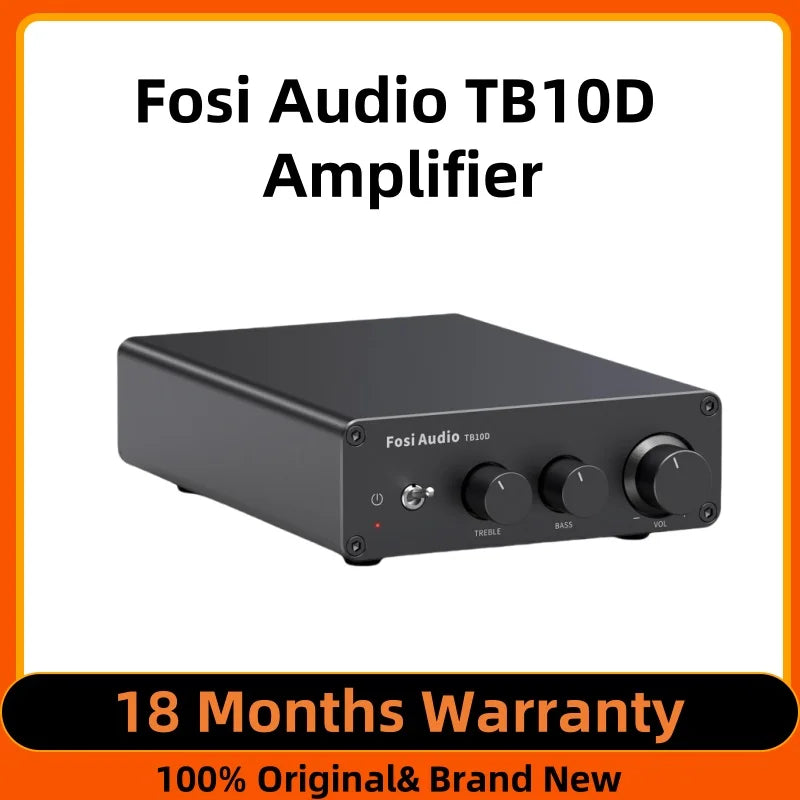 Fosi Audio Upgrade 600W Digtal HiFi Sound Power Amplifier TPA3255 Class D Stereo Amp With Treble & Bass For Home Theater Speaker
