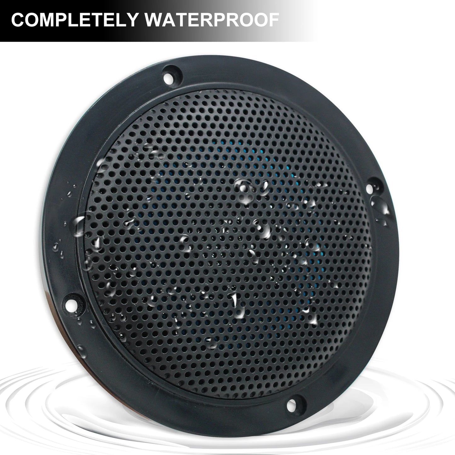 Herdio 4'' 160W 2Way Marine Boat Waterproof Passive Ceiling Speakers For SPA UV-Proof Outdoor Music Speaker Dropshipping Csv