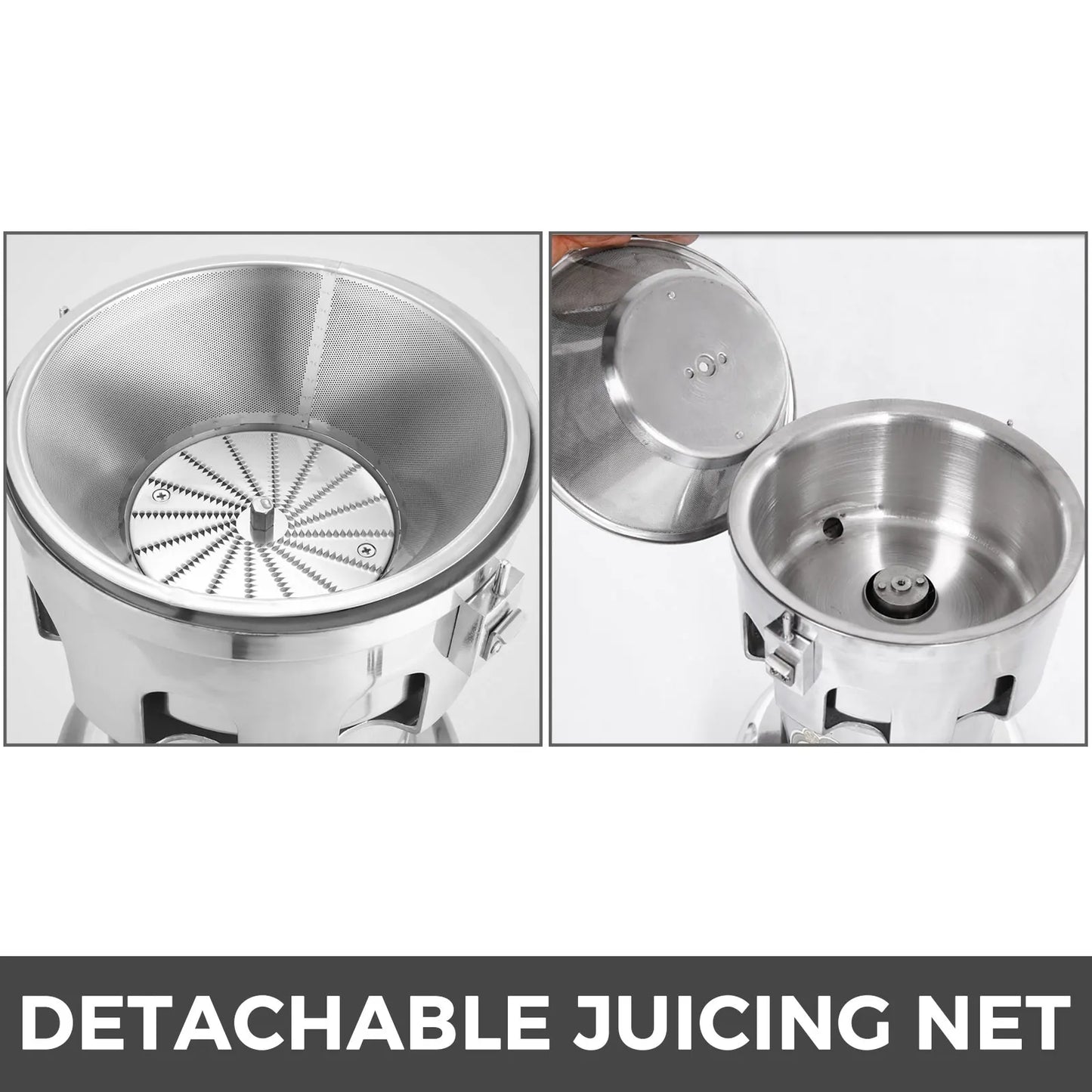 SucceBuy 370W Electric Juice Extractor Stainless Steel Commercial Fresh Juice Press Exprimidor Home Mini Juicer Squeezer Machine