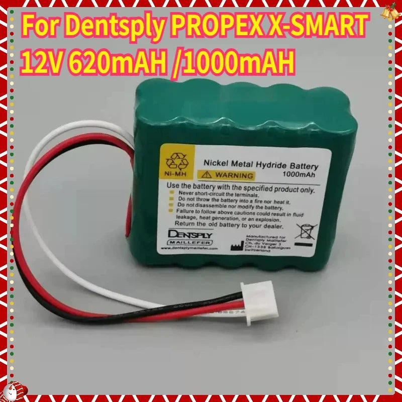 New for Dentsply PROPEX X-SMART 12V 620mAH /1000mAH Root Canal Instrument Motor Battery