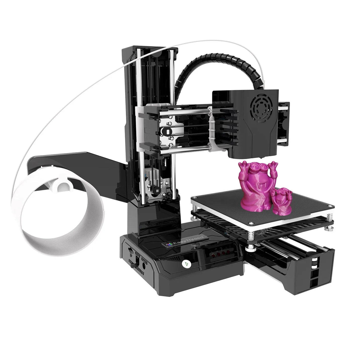 EasyThreed Small 3D Printer K9 10*10cm Supper Mini Desktop No Heated Bed One-Key Printing with TF Card 3D Printer Machine