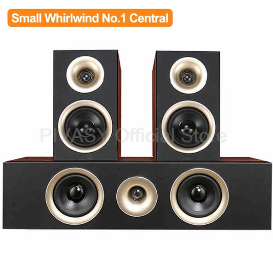5 Inch High School Audio Speaker  Home Theater System Stereo Surround Sound Passive LoudSpeaker Wooden Combination Sound Box Set