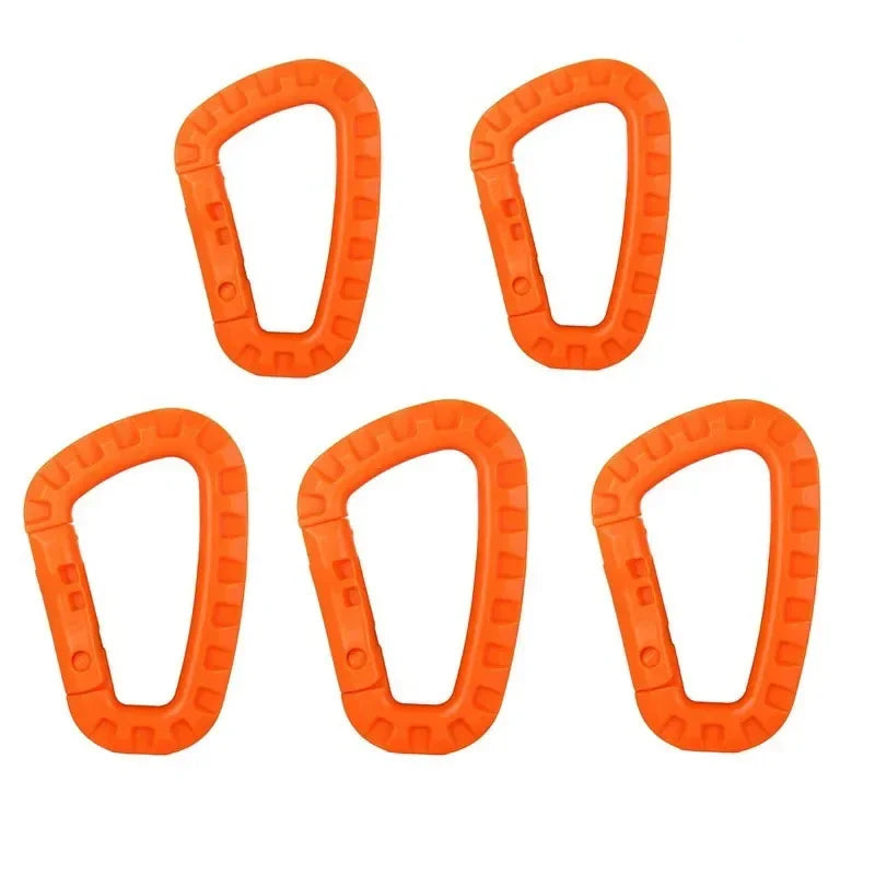 1-10Pcs Military tactical carabiner Clips Accessories D-Ring Buckle Mountaineering Carabiner Backpack Hanging Key Outdoor gadget