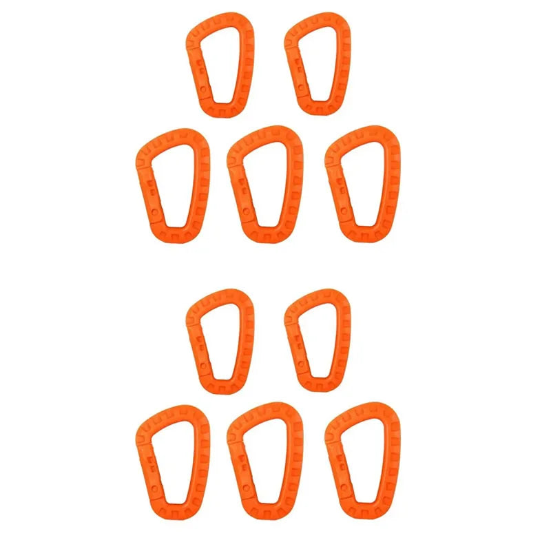 1-10Pcs Military tactical carabiner Clips Accessories D-Ring Buckle Mountaineering Carabiner Backpack Hanging Key Outdoor gadget