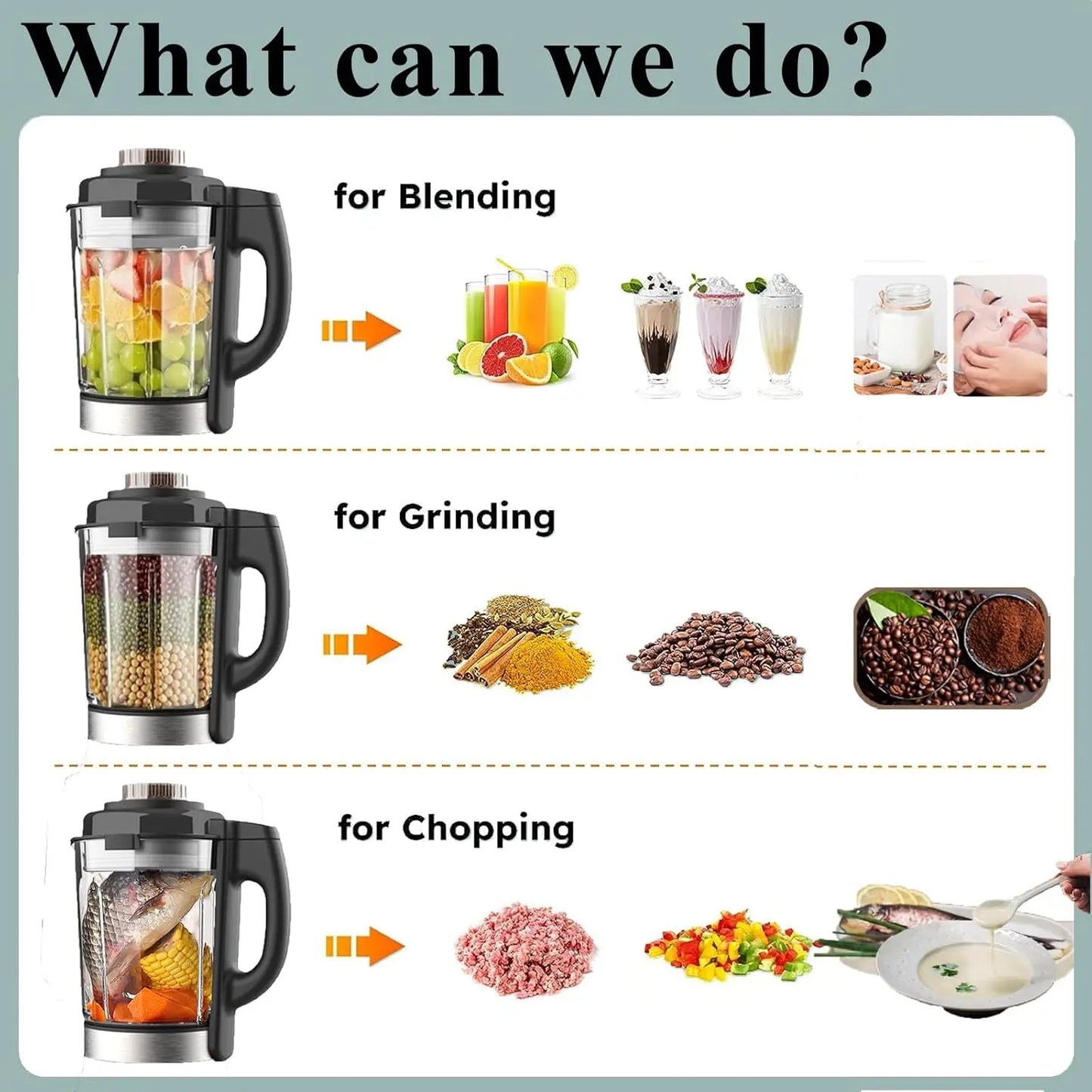 Countertop Food Blender,Hot Soup Maker,High-Speed Kitchen Food Processor with 9 One Touch Programs,12H Preset,Self-Cleaning,Crus