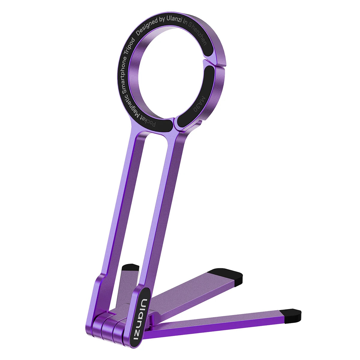 Ulanzi MA30 Carabiner-Mounted Phone Tripod for iPhone 15 14 13 12 Pro/Pro Max Dual-sided Magnet Tripod Desk Mount Phone Handle