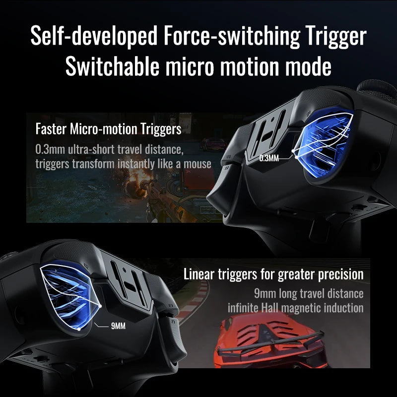 Flydigi Vader 4 Pro Wireless Gaming Controller Athletic Elite Handle Gamepad With Hall Rocker For Nintendo Switch/Android/PC