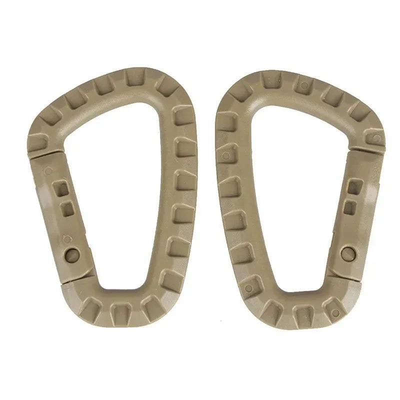 1-10Pcs Military tactical carabiner Clips Accessories D-Ring Buckle Mountaineering Carabiner Backpack Hanging Key Outdoor gadget