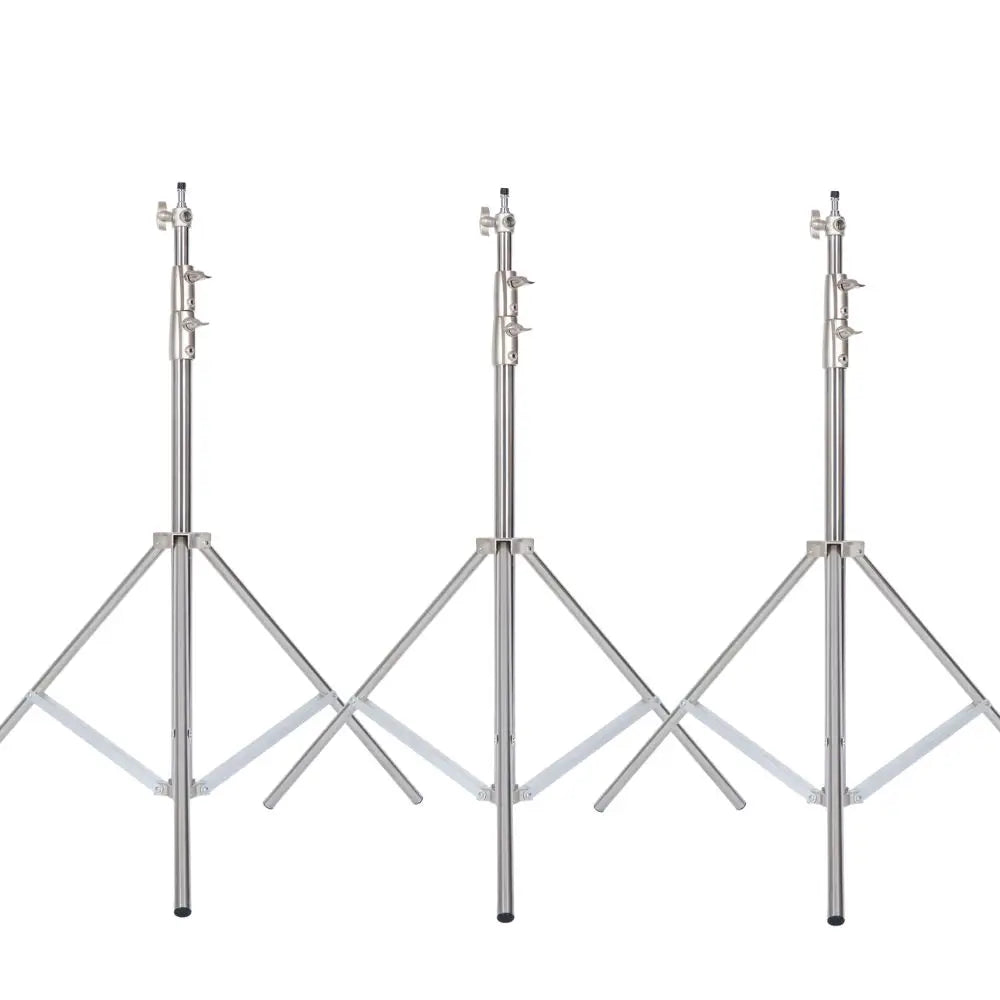 2/2.9M Tripod Super Stable Big Tripod Foldable Light Stand Lifting Frame Wheels Photography Softbox Photo Studio Stainless Steel