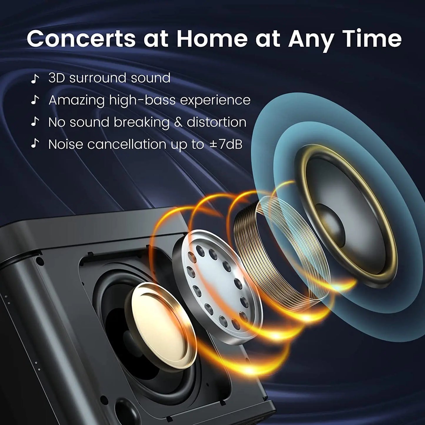 203 Portable Karaoke Bluetooth Speakers with Wireless Microphone Sound Effect Adjustment Large Capacity Battery Home Party Stree