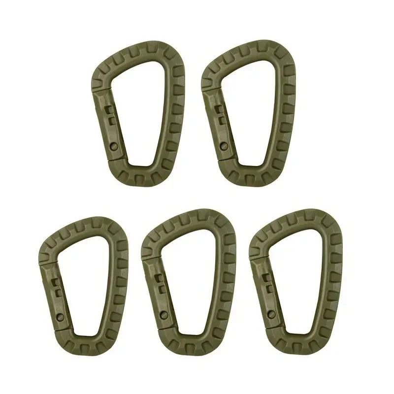 1-10Pcs Military tactical carabiner Clips Accessories D-Ring Buckle Mountaineering Carabiner Backpack Hanging Key Outdoor gadget