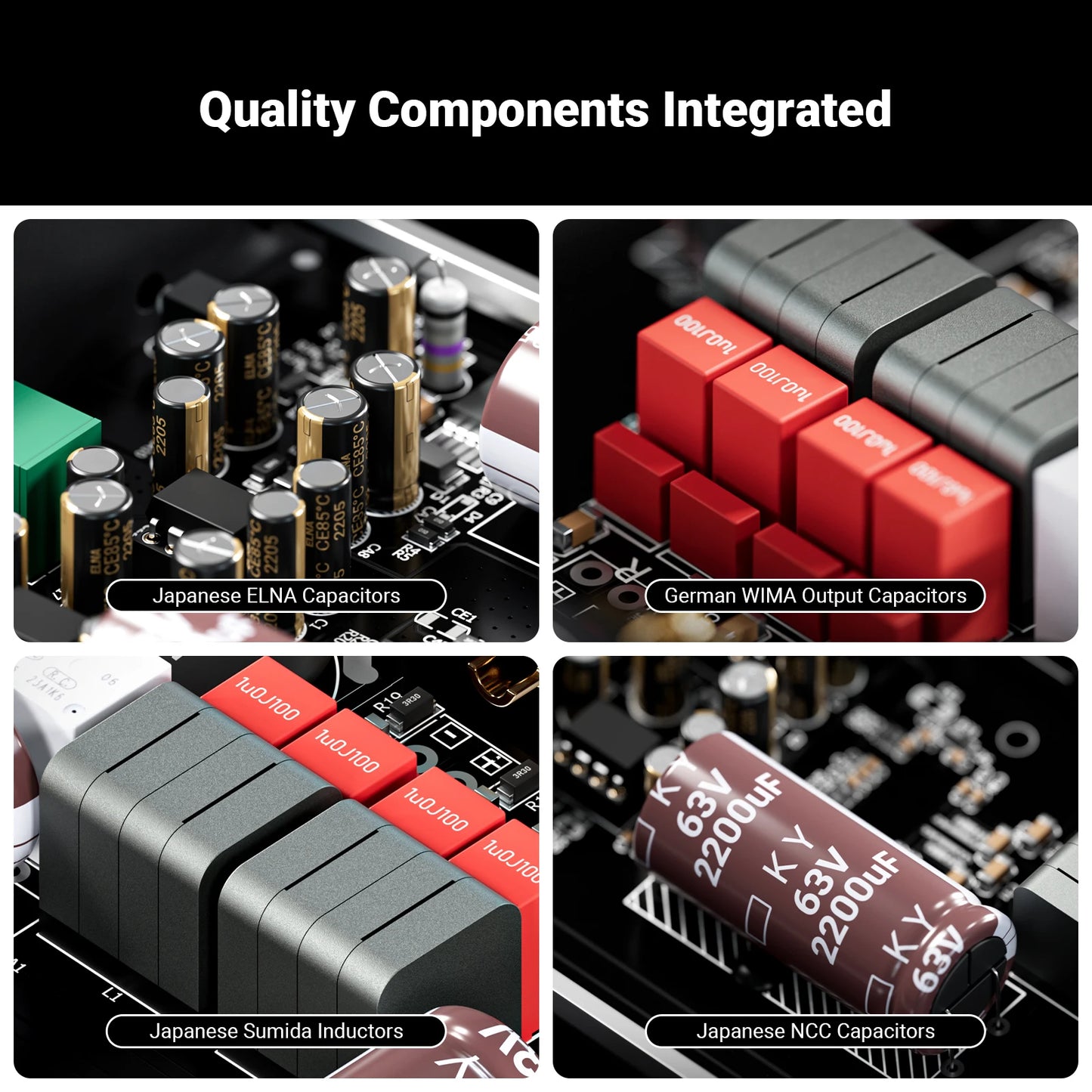 Fosi Audio V3 Stereo Power Amplifier 300W *2 TPA3255 Class D Mini Amp 2 Channel Audio Amplifier for Subwoofer Passive Bookshelf