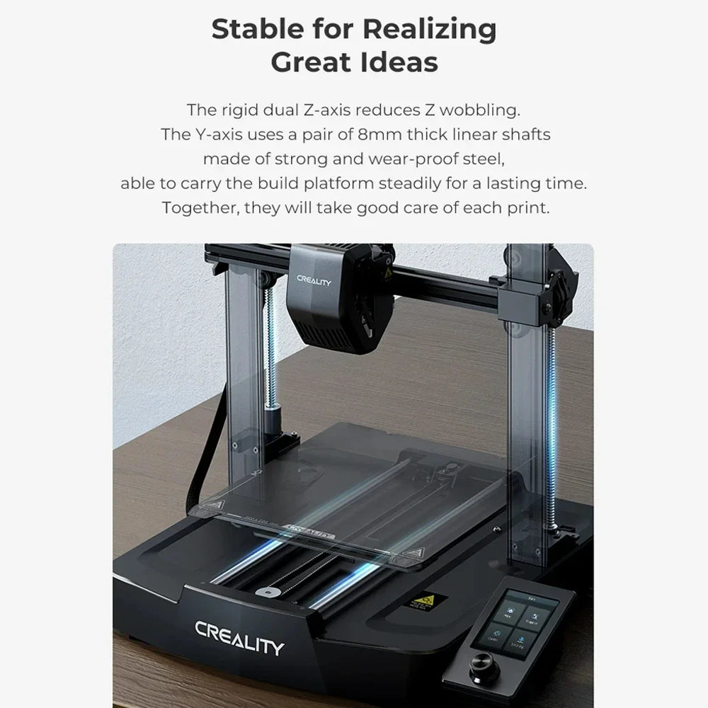 Creality Ender-3 V3 SE 3D Printer Worry-free Auto Leveling Sprite Extruder Dual Z-axis PC Spring Steel 250mm/s Fast Printing