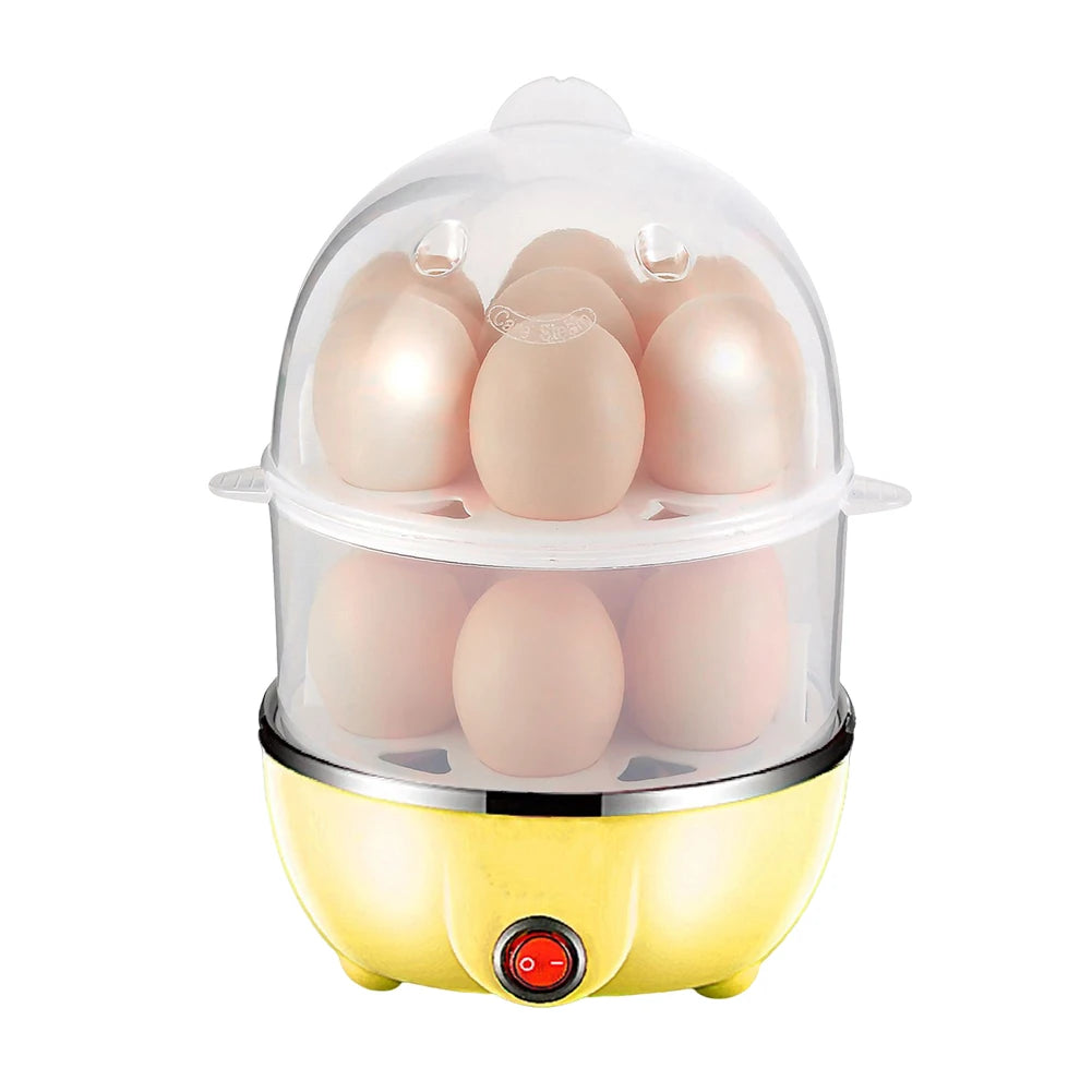 220V Automatic Corn Steamer Rapid Heating Mini Kitchen Poacher 3-Layer Portable Milk Steamer for Cooking Breakfast Machine