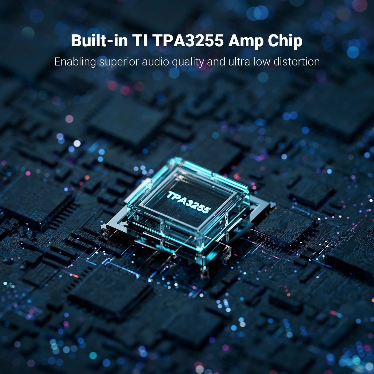 Fosi Audio V3 Stereo Power Amplifier 300W *2 TPA3255 Class D Mini Amp 2 Channel Audio Amplifier for Subwoofer Passive Bookshelf
