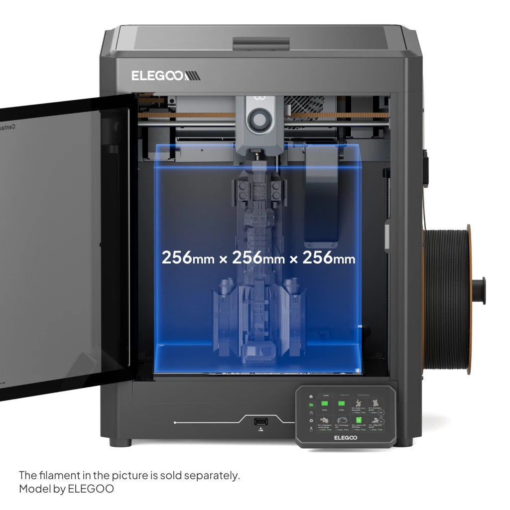 ELEGOO Centauri Carbon 3D Printer CoreXY 500mm/s High Speed Printing Auto Leveling Print Out Of Box Build Volume 256*256*256mm