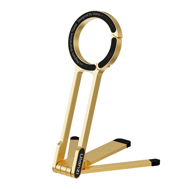 Ulanzi MA30 Carabiner-Mounted Phone Tripod for iPhone 15 14 13 12 Pro/Pro Max Dual-sided Magnet Tripod Desk Mount Phone Handle