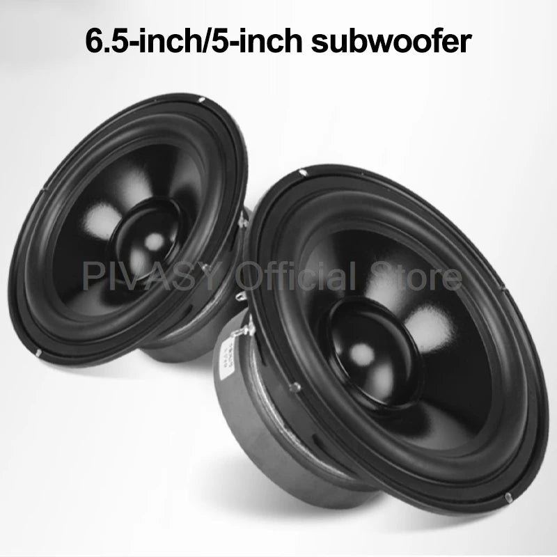 5 Inch High School Audio Speaker  Home Theater System Stereo Surround Sound Passive LoudSpeaker Wooden Combination Sound Box Set
