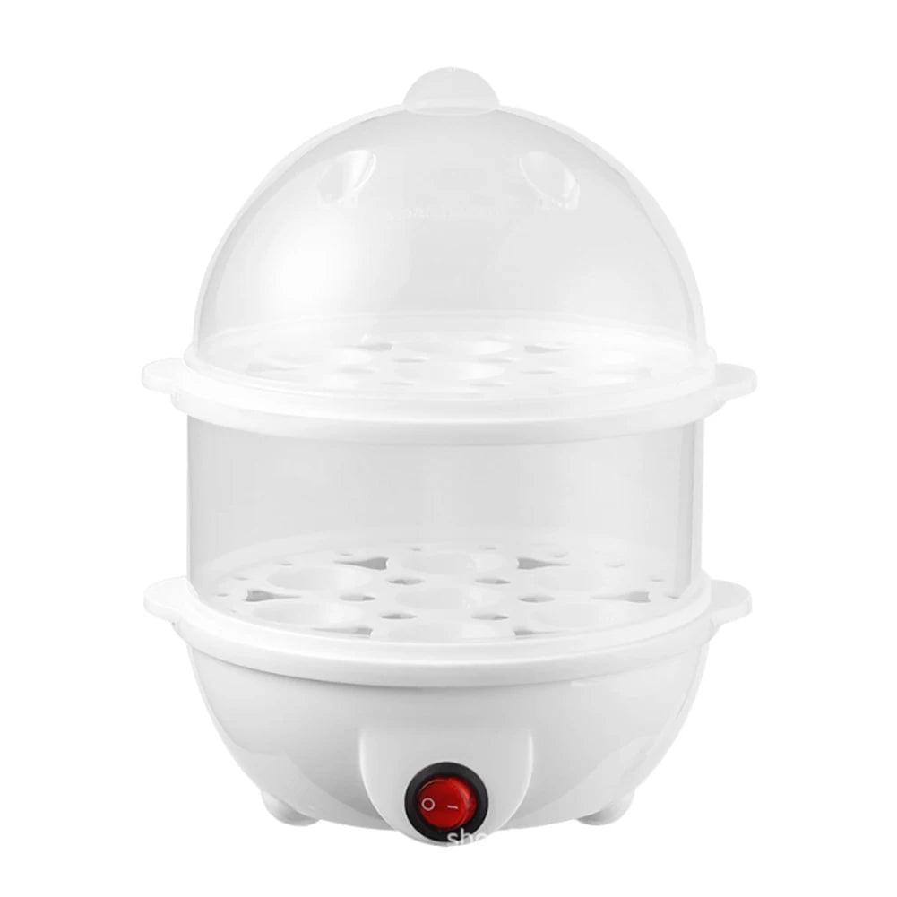 220V Automatic Corn Steamer Rapid Heating Mini Kitchen Poacher 3-Layer Portable Milk Steamer for Cooking Breakfast Machine