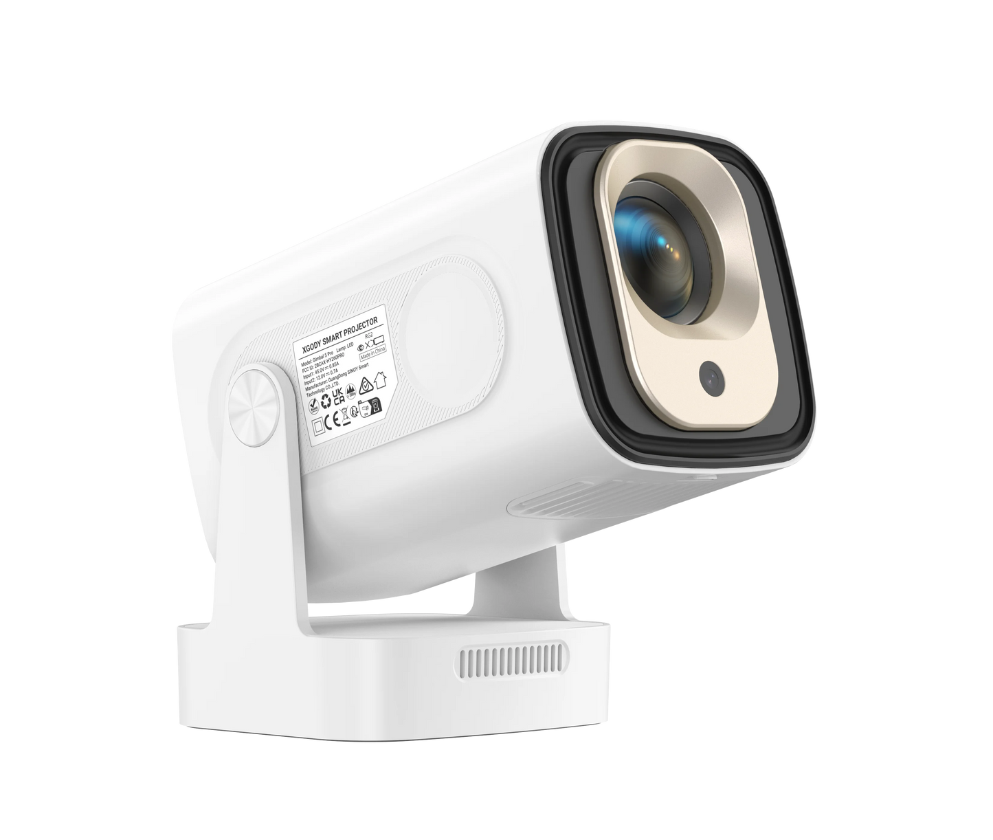 XGODY Projector Gimbal 5 Pro/3S 4K Android 11.0 Native 1080P/720P Autofokus 330ANSI Dual Wifi Bluetooth Home Theater Cinema