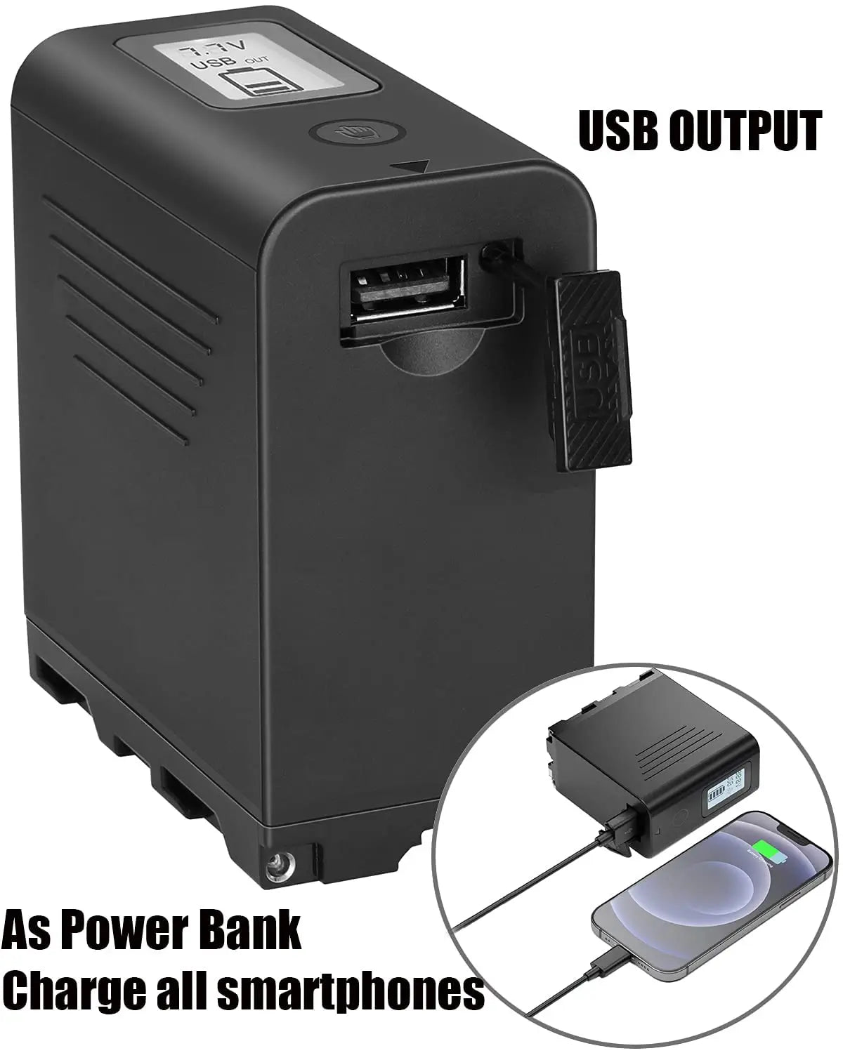 2Pack NP-F970 digital Battery 8800mAh Replacement Battery for Sony NP-F980 F750 F550 for Monitor LED Video Light Camcorder