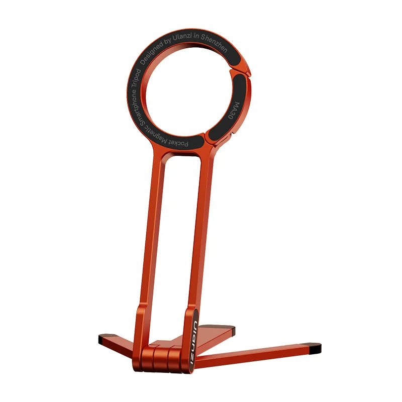 Ulanzi MA30 Carabiner-Mounted Phone Tripod for iPhone 15 14 13 12 Pro/Pro Max Dual-sided Magnet Tripod Desk Mount Phone Handle