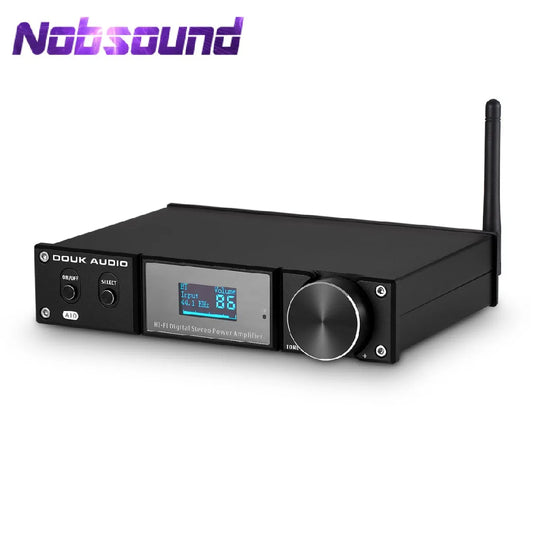 Nobsound A10 HiFi Bluetooth 5.0 Digital Power Amplifier Receiver Subwoofer Amp Stereo USB/OPT/COAX Audio Amp 240W APTX-LL